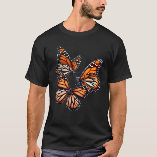 Camiseta Borboletas Monarcas Borboleta Lover Lepidopterist (Frente)