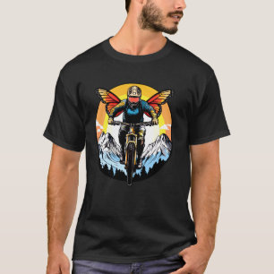 Camiseta Borboletas Motoqueiro Bicicleta Borboleta