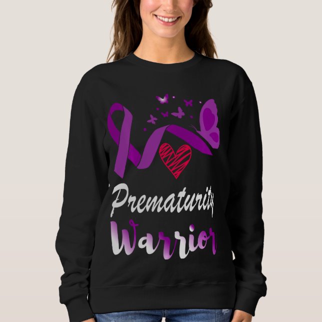 Camiseta Borboletas Preemie Roxo (Frente)