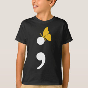 Camiseta Borboletas Suicídio Prevenção