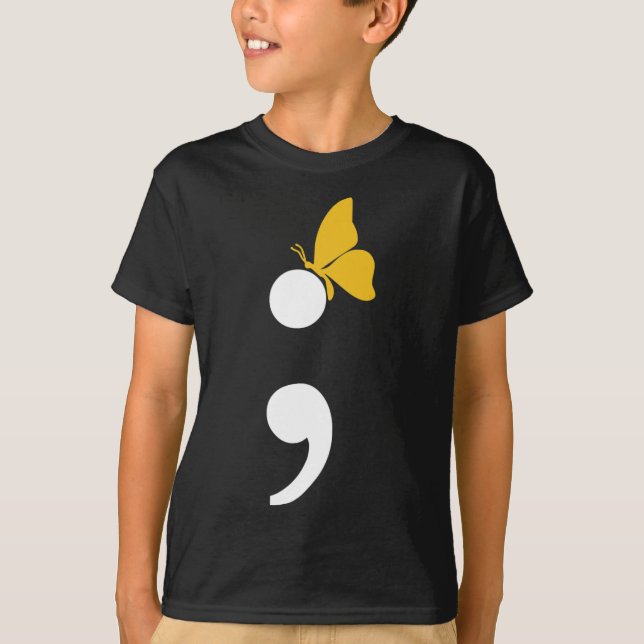 Camiseta Borboletas Suicídio Prevenção (Frente)