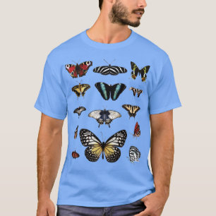 Camiseta Borboletas Vintage Insetam Entomologia Entom