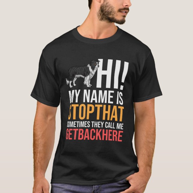 Camiseta Borda Cachorro Cachorro Cachorro Cachorro Propriet (Frente)