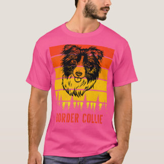 Camiseta Borda Cachorro Passa O Sol Para Pai Mãe Pai Gi