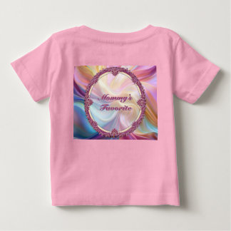 Camiseta Borda Chique Colorida Seda Pastel Personalizar