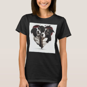 Camiseta Borda Collie Art Border Collie