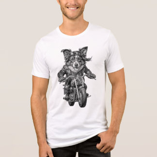 Camiseta Borda Collie Biker
