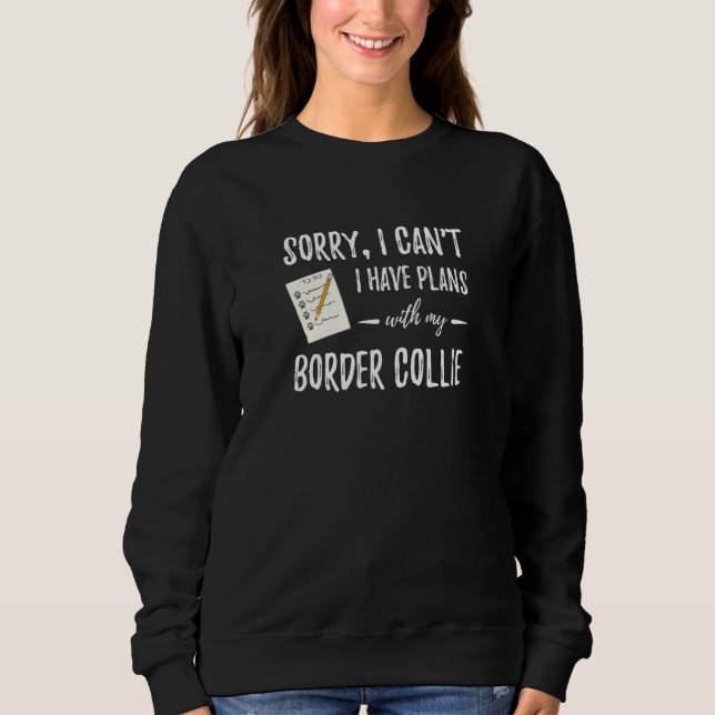 Camiseta Borda Collie Cachorro Planejar Cachorro Mãe (Frente)