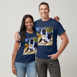 Camiseta Borda Collie Dog