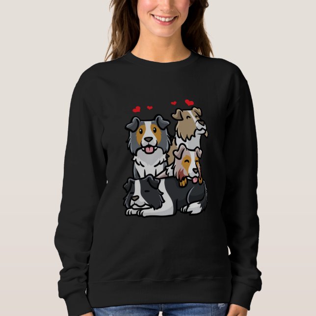 Camiseta Borda Collie Dog (Frente)