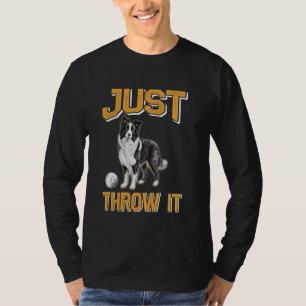 Camiseta Borda Collie jogou a borda engraçada Collie Ow