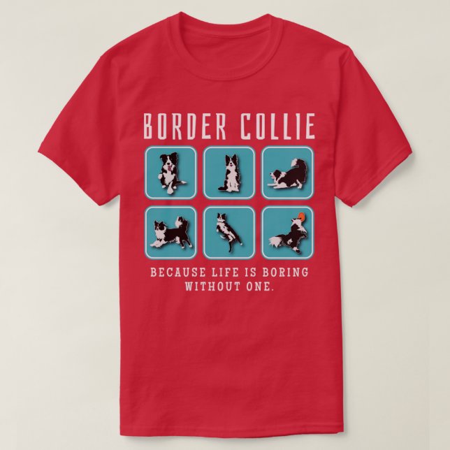 Camiseta Borda Collie Lover Gift (Frente do Design)