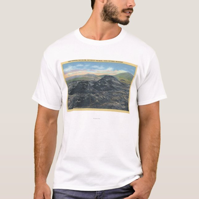 Camiseta Borda grande da cratera do parque nacional de (Frente)