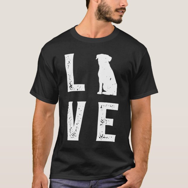 Camiseta Borda Terrier Love 1 (Frente)