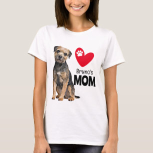 Camiseta Borda Terrier Personalizada Mãe