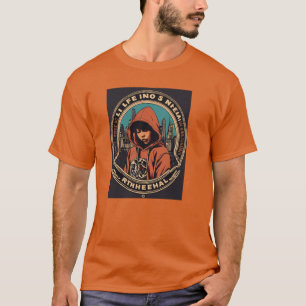 Camiseta Borda Urbana: Capuz com Impressão Estilo Rua