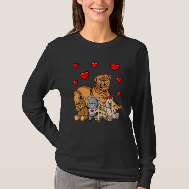 Camiseta Bordeaux Dog Fofinho Toy (Frente)