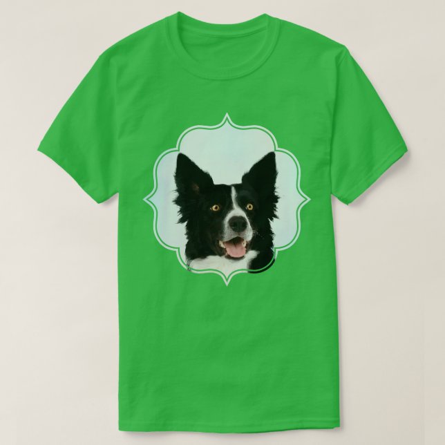 Camiseta Border Collie (Frente do Design)
