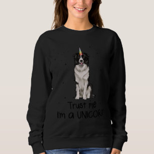 Camiseta Border Collie Confie em mim. Sou um Cão Unicórnio