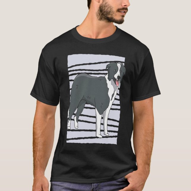 Camiseta Border Collie dog (Frente)