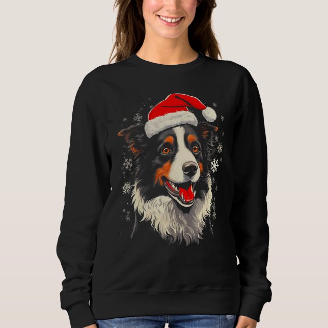 Camiseta Border Collie Dog Xmas (Frente)
