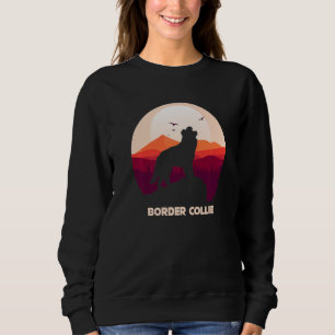 Camiseta Border Collie e Montanha Premium