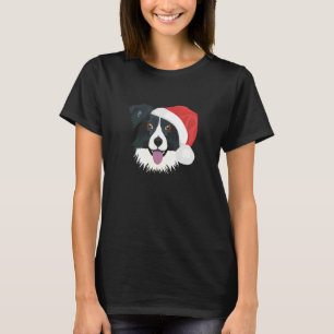 Camiseta Border Collie Feliz Natal