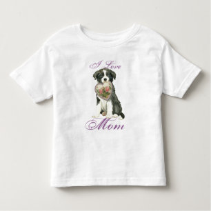 Camiseta Border Collie Heart Mãe