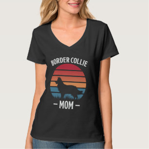 Camiseta Border Collie Mãe Engraçado Border Collie