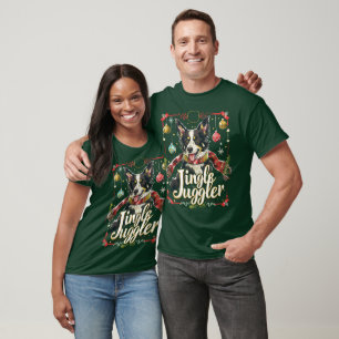 Camiseta Border Collie Natal Divertido