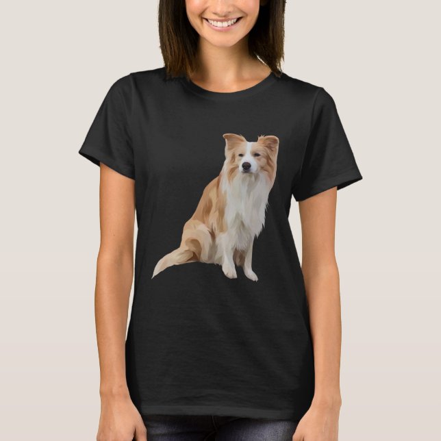 Camiseta Border Collie Red (Frente)