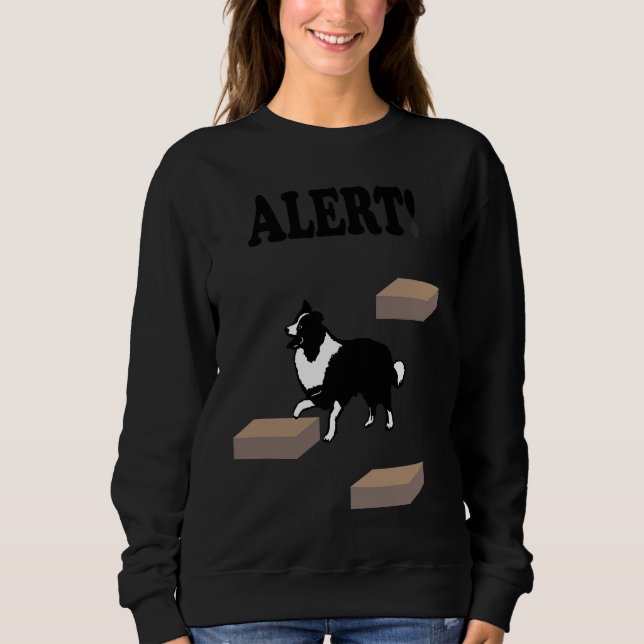 Camiseta Border Collie Scent Work Alert (Frente)