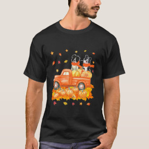 Camiseta Border Collies Pumpkin Truck Halloween Thankdonin