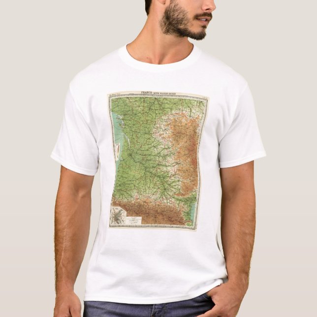 Camiseta Bordéus do sudoeste da seção de France (Frente)