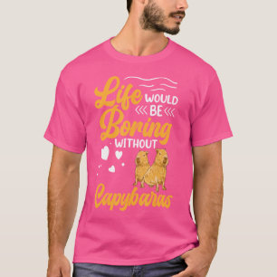 Camiseta Bordo Sem Capybara South American Rodent Capy