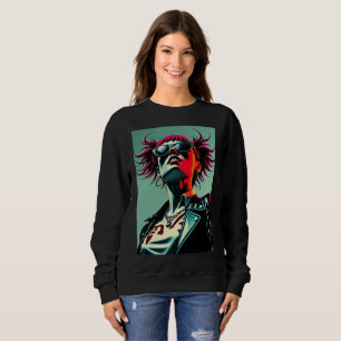 Camiseta Bordo Urbano: Rapariga Legal de Arte Pop Retroativ