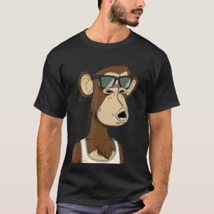 Camiseta Bored Ape Yacht Club Inspirou a roupa NFT, Legal S