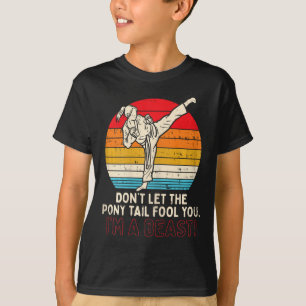 Camiseta Boredkoalas Não Deixa Ponytail enganar você Garota