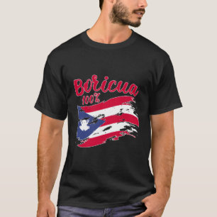 Camiseta Boricua 100 % Latina Porto Rico Porto Rico