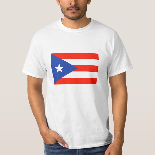 Camiseta Boricua Banderas Porto-Riquenha 4Roberto (Frente)