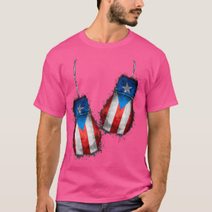 Camiseta Boricua Boxers Boxando Ventiladores Luvas Porto Ri
