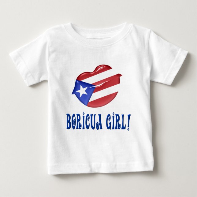Camiseta Boricua Girl (Frente)