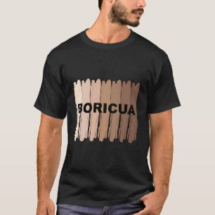 Camiseta Boricua Latina Porto Rico Mulher porto-riquenha