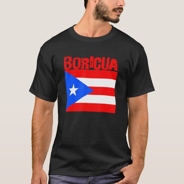 Camiseta Boricua Roots Puerto Rico Pride PR Souvenir Puerto (Frente)