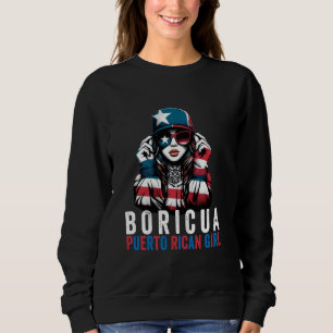 Camiseta Boricua Women Porto Rico Bandeira
