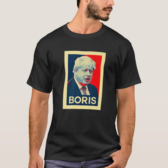 Camiseta Boris Johnson British Politics Retro (Frente)
