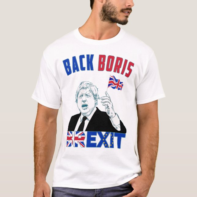 Camiseta Boris Johnson e Brexit (Frente)