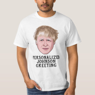 CAMISETA BORIS JOHNSON PERSONALIZADO