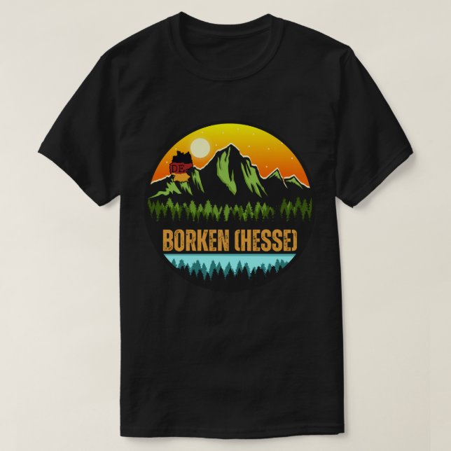 Camiseta Borken (Hesse) , Alemanha (Frente do Design)