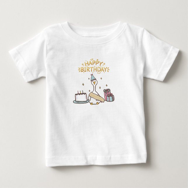 Camiseta Born For Birthday Vibes (Frente)
